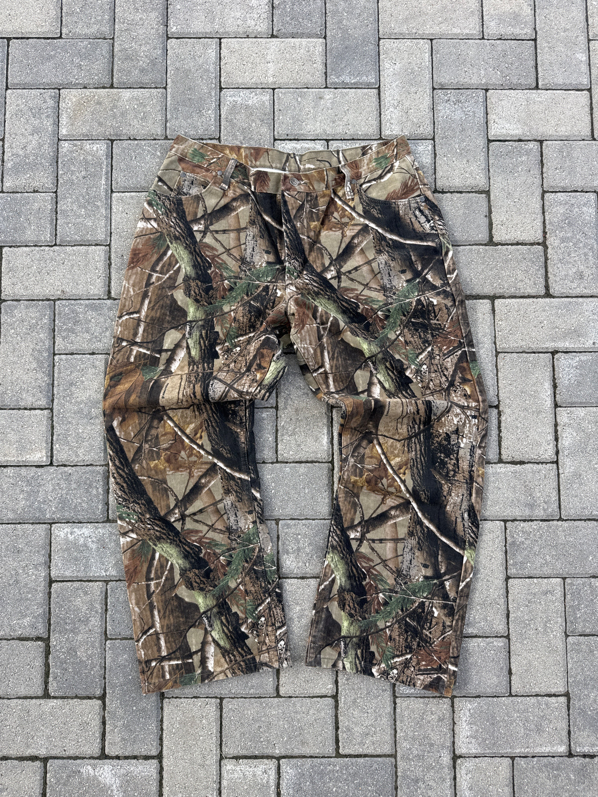 (32x30) Vintage Wrangler Progear RealTree Denim Pants