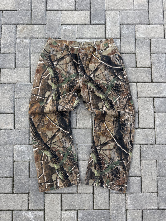 (32x30) Vintage Wrangler Progear RealTree Denim Pants