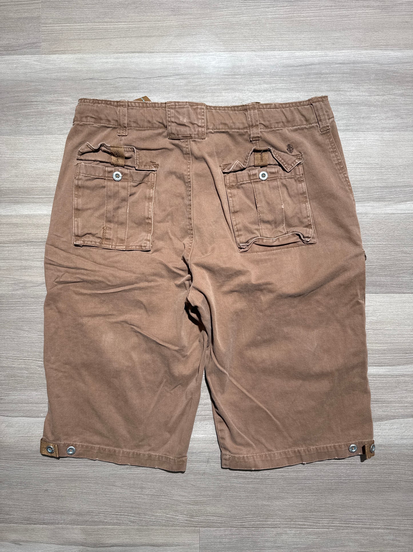 (38) Iron Y2K Baggy Cargo Shorts