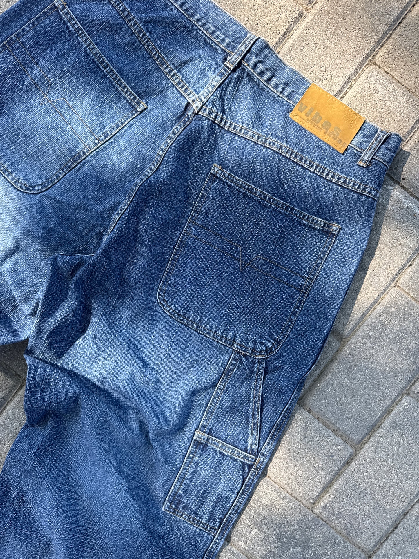 (36x34) Vibes Jeans Y2K CarpenterDenim Pants