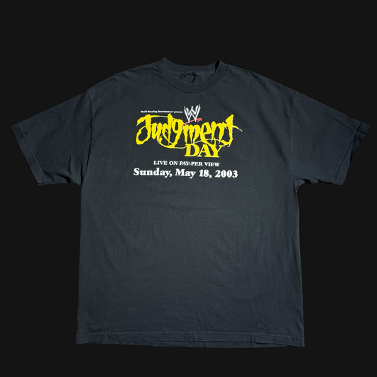 (L) 03’ WWE “Judgement Day” PPV Tee