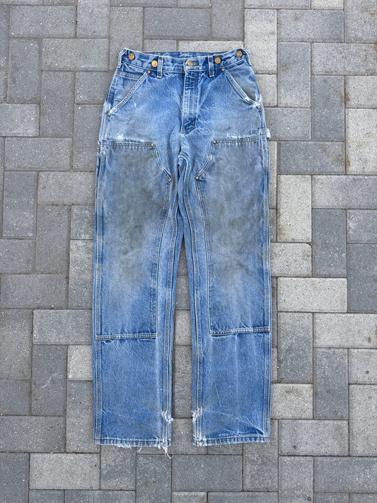(30x34) Vintage Carhartt B07 Distressed Double-Knee Denim Pants