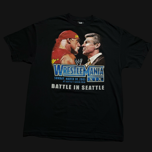 (XL) 03’ WWF WRESTLEMANIA 19 HOGAN v. MCMAHON