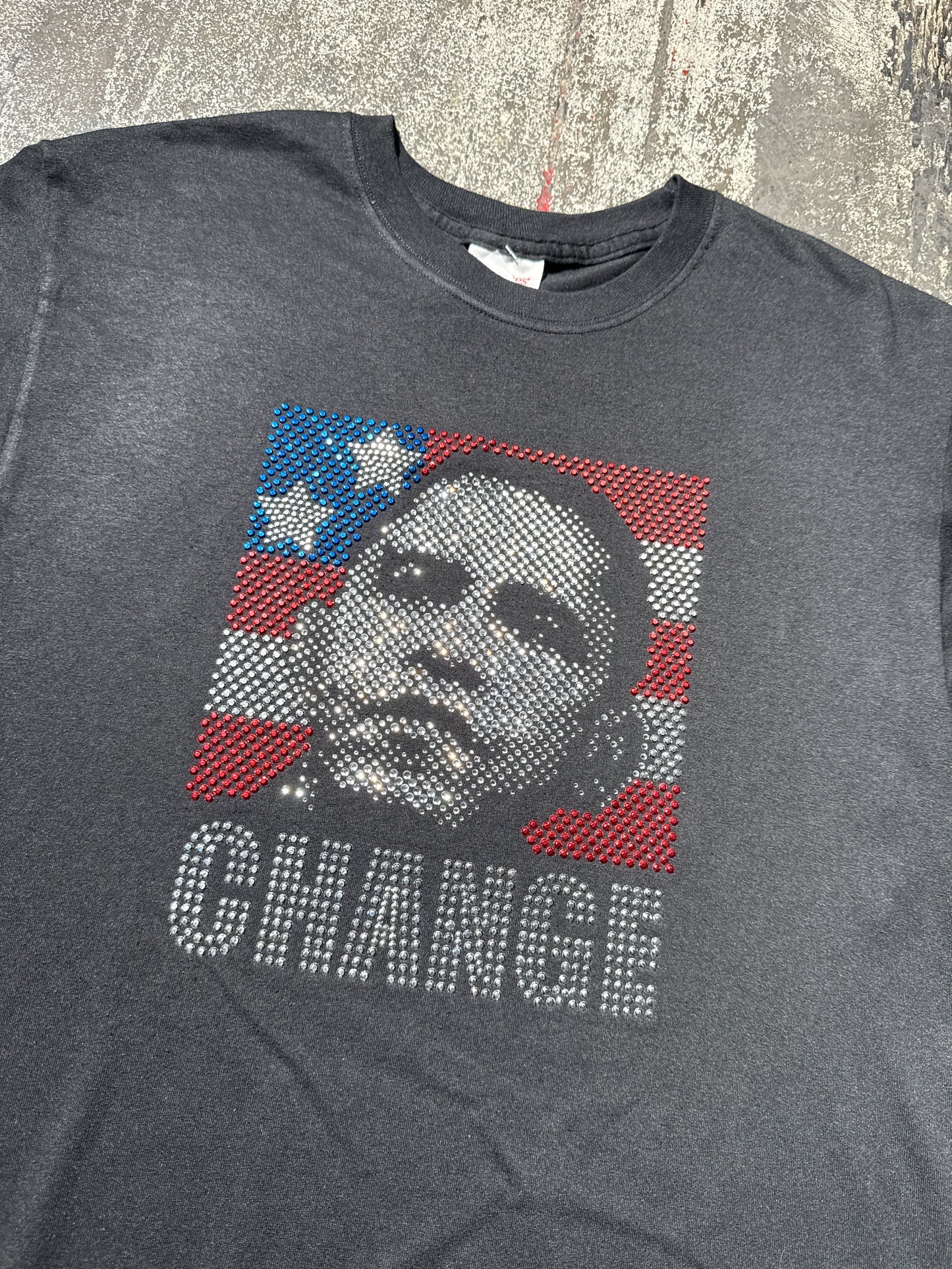 (M) Bedazzled Obama Tee