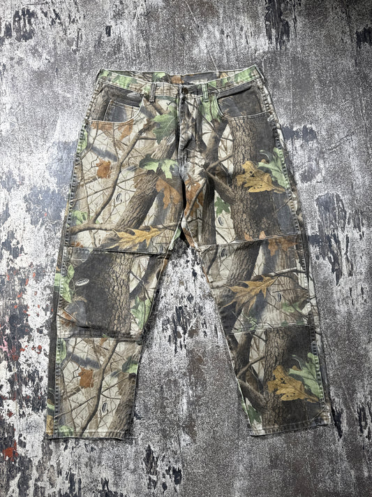 (36x30) Wrangler Double Knee RealTree Pants