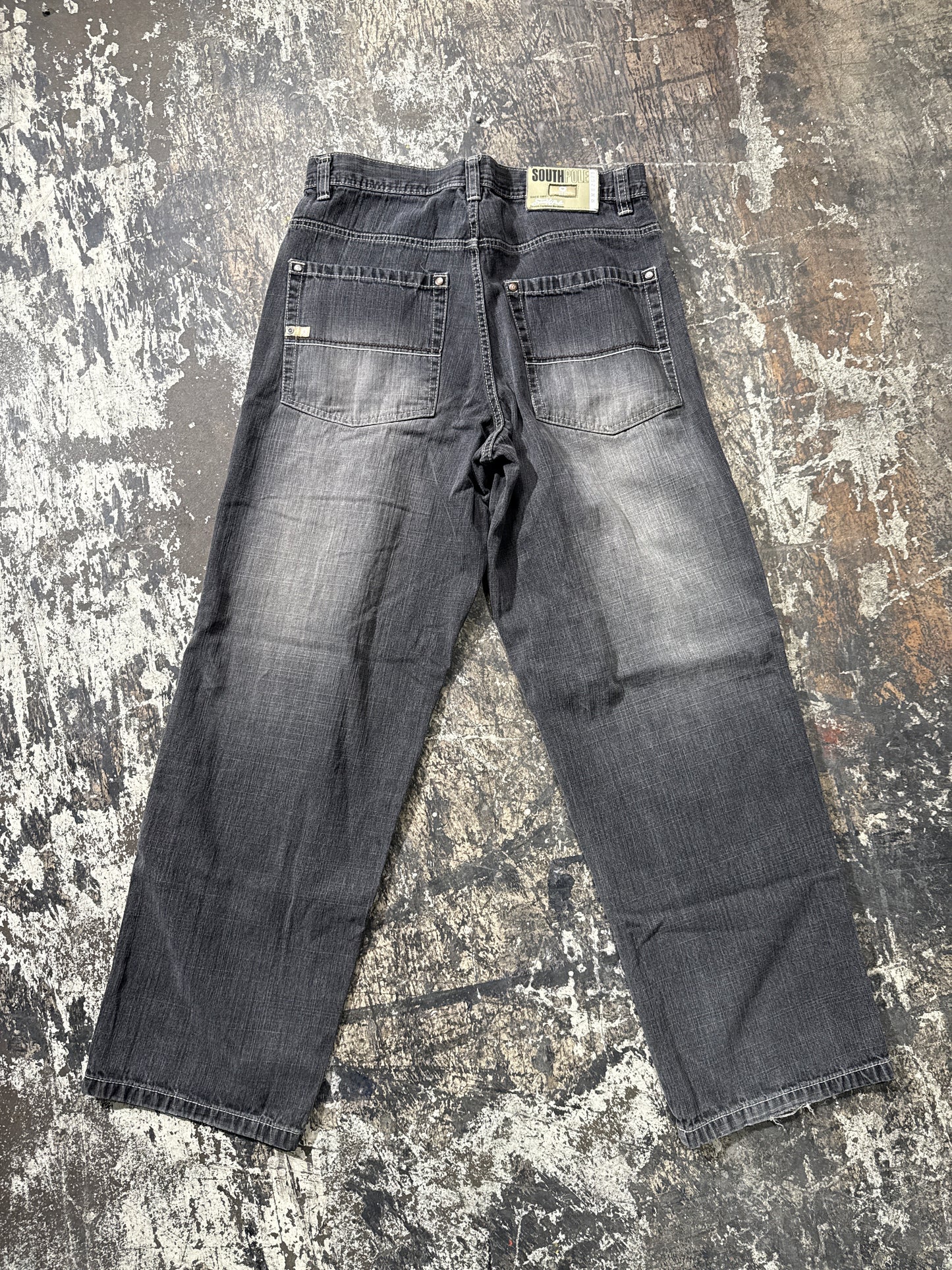 (34x30) Southpole Black Denims