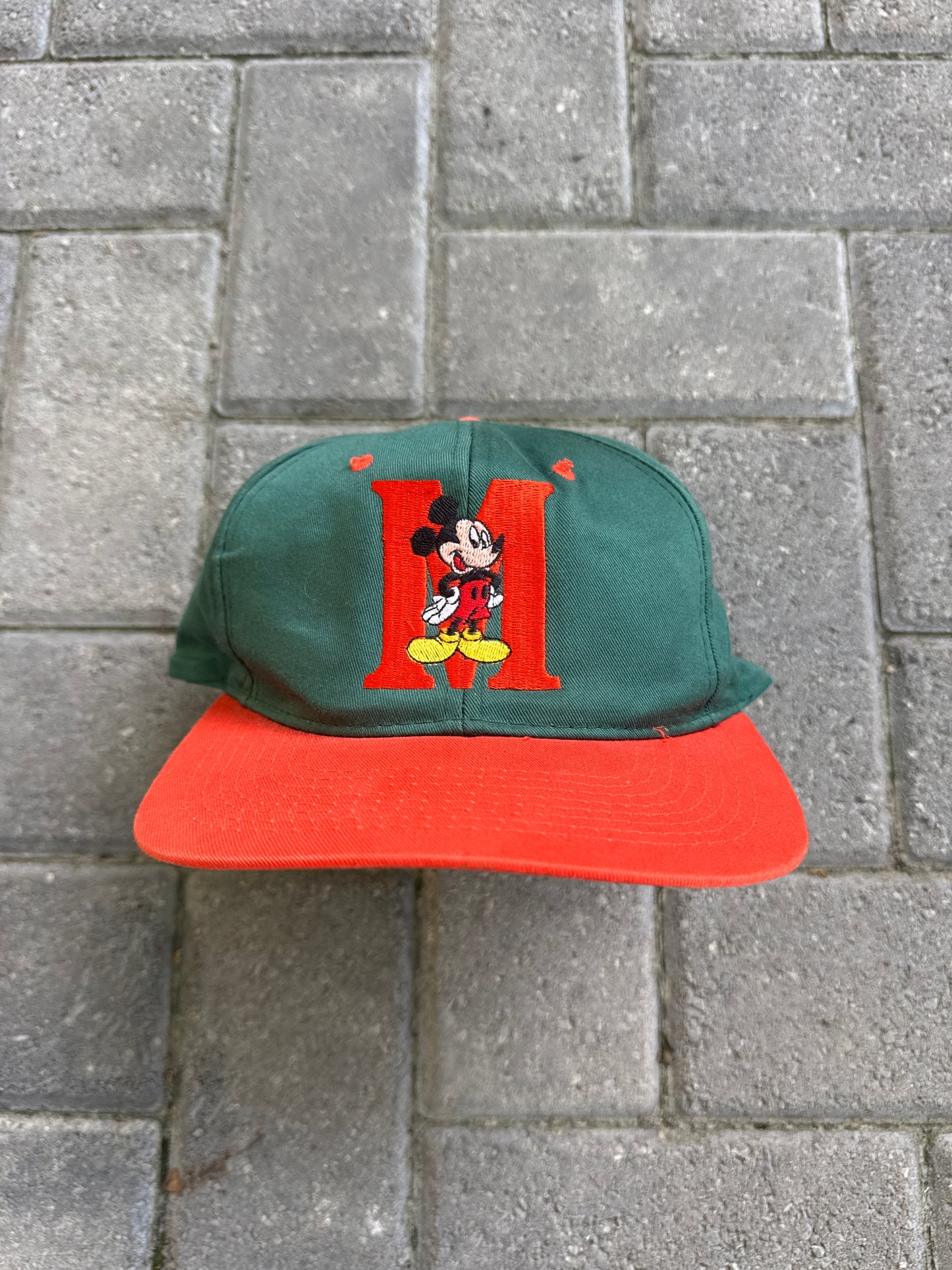 90s Varsity Mickey Mouse Snapback