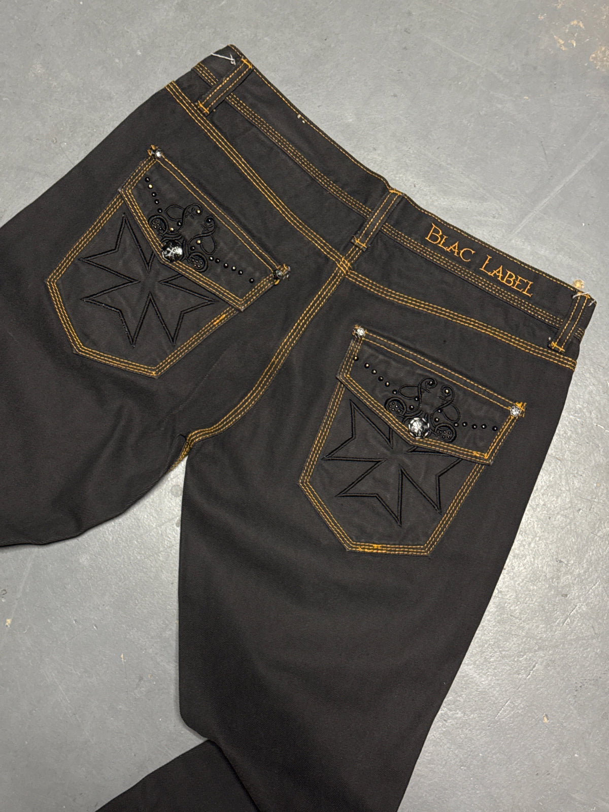 (36x34) Blac Label Straight Leg Bootcut Denim
