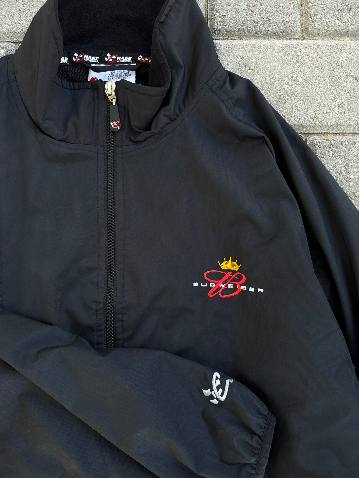 (M) Y2K Nascar Chase Authentic Dale Earnhardt Active Zip-Up Sweater