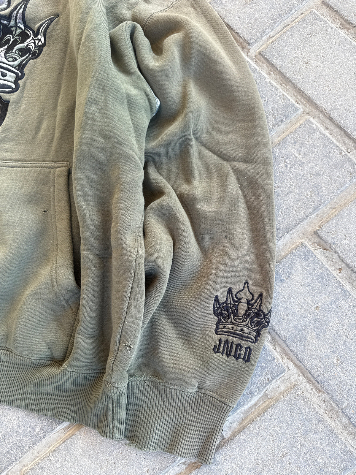 (L) Green Y2K JNCO Hoodie