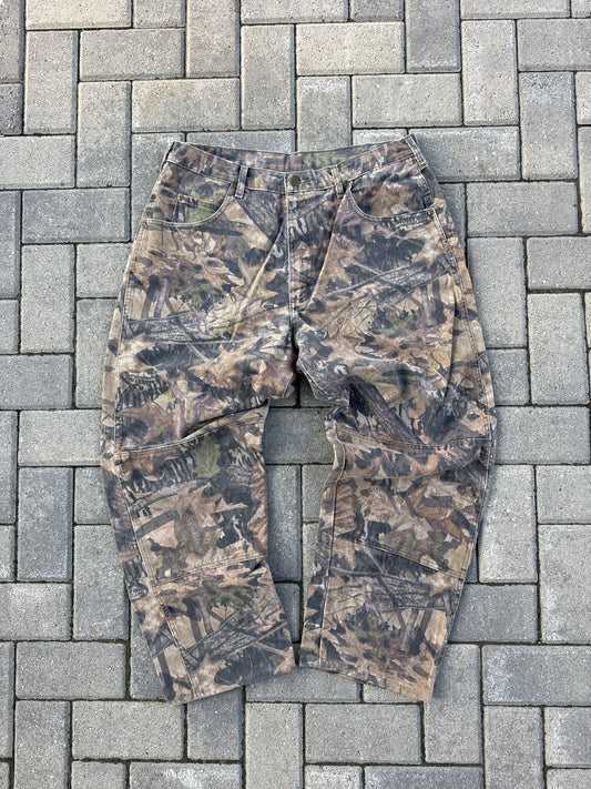 (36x34) Vintage Wrangler Mossy Oak Double-Knee Pants