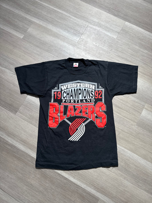 (S/M) ‘92 Portland Blazers Vintage Tee