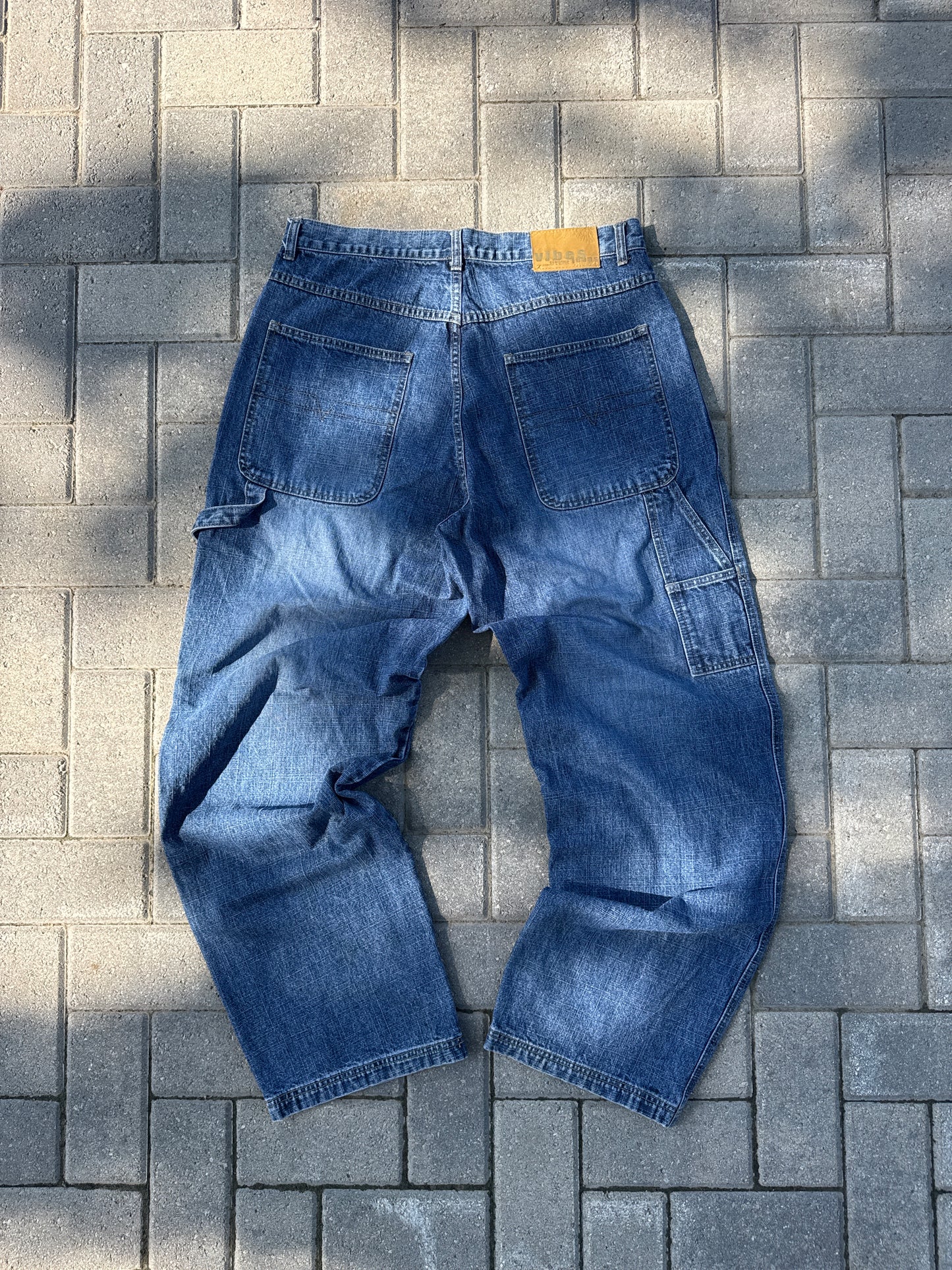 (36x34) Vibes Jeans Y2K CarpenterDenim Pants