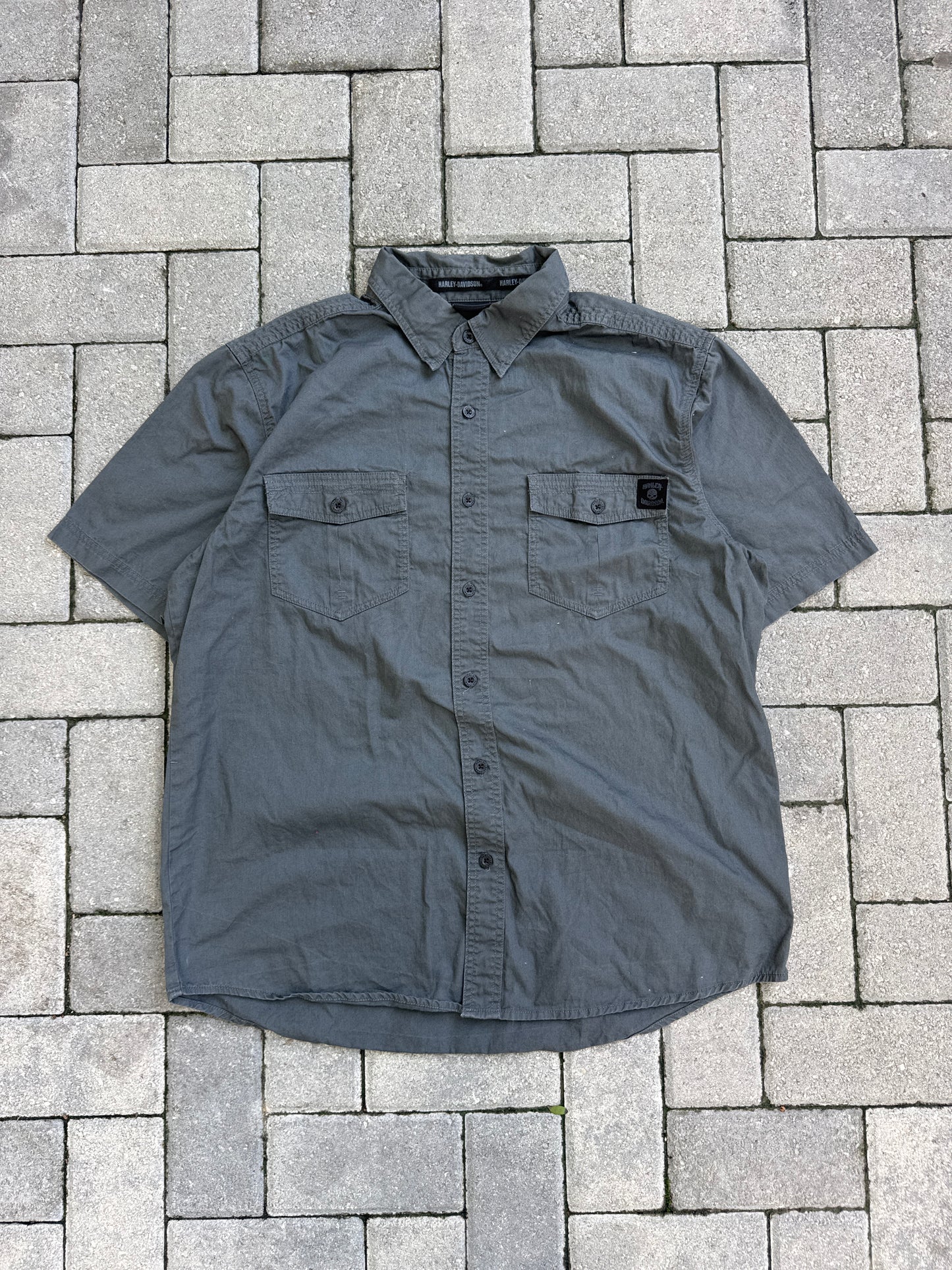 (XL) Harley Davidson Button-Up