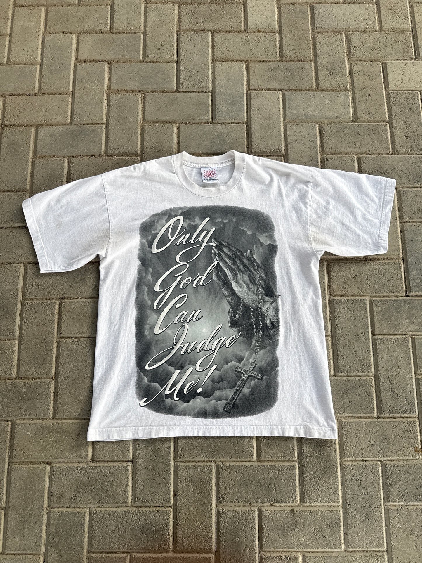 (XL) “Only God Can Judge Me” Vintage Tee