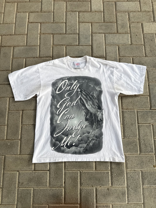 (XL) “Only God Can Judge Me” Vintage Tee