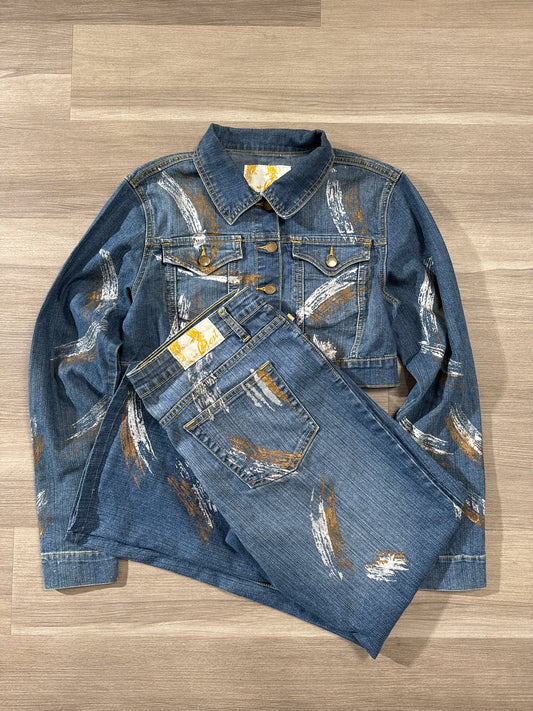 (M) Crest Jeans Painted Set