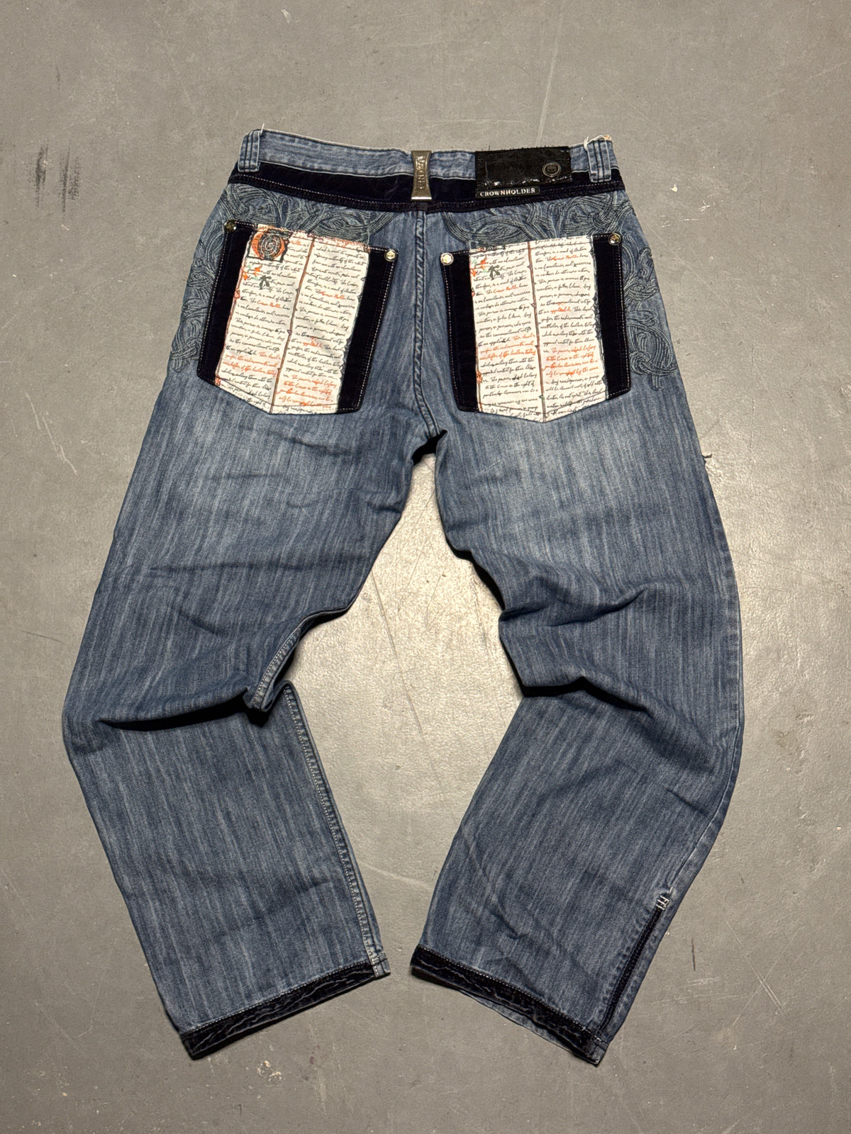 (34x34) Crown Holder Baggy Denim