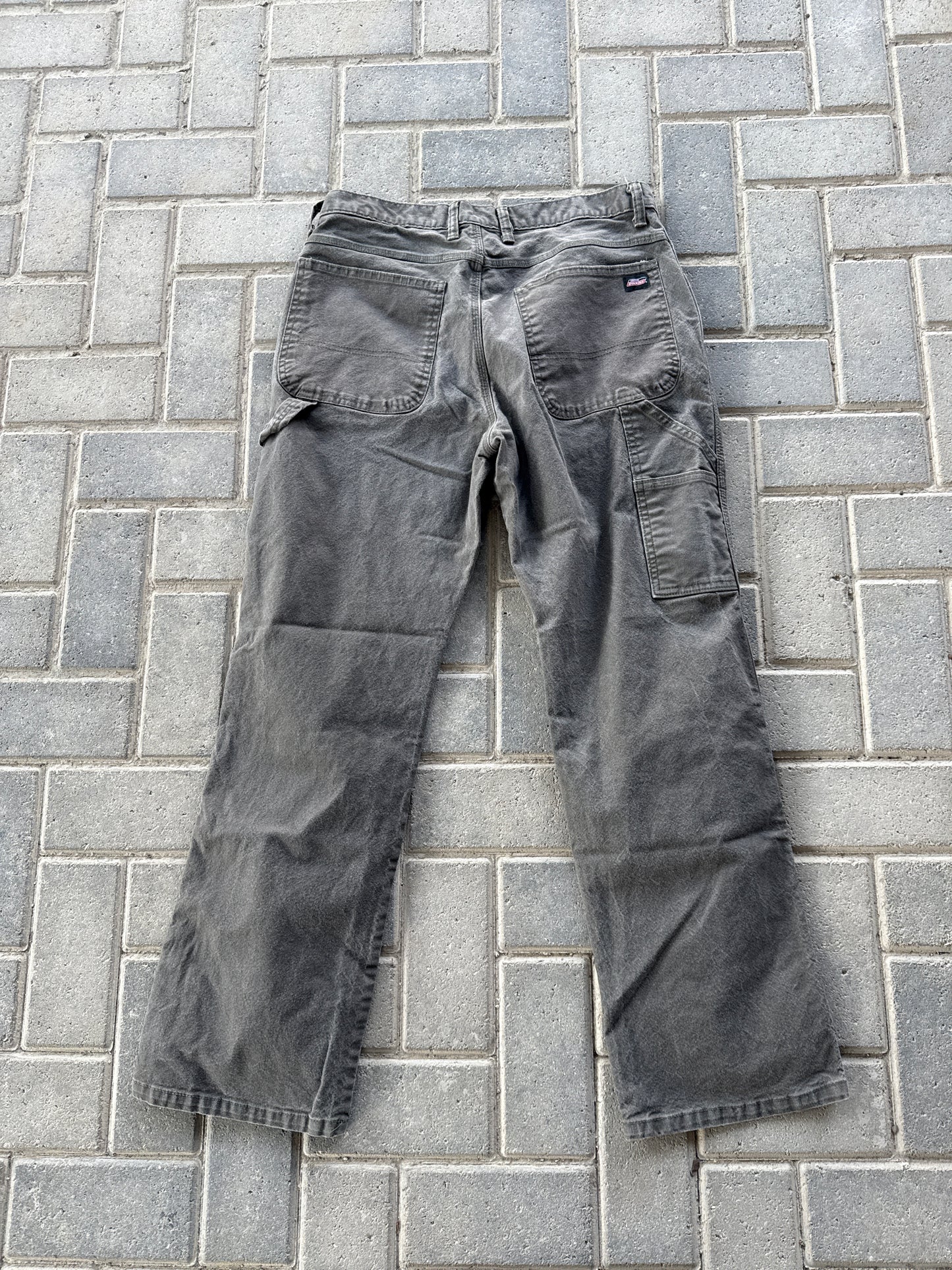 (34x32) Dickies Green Dungaree Carpenter Black Tab Pants