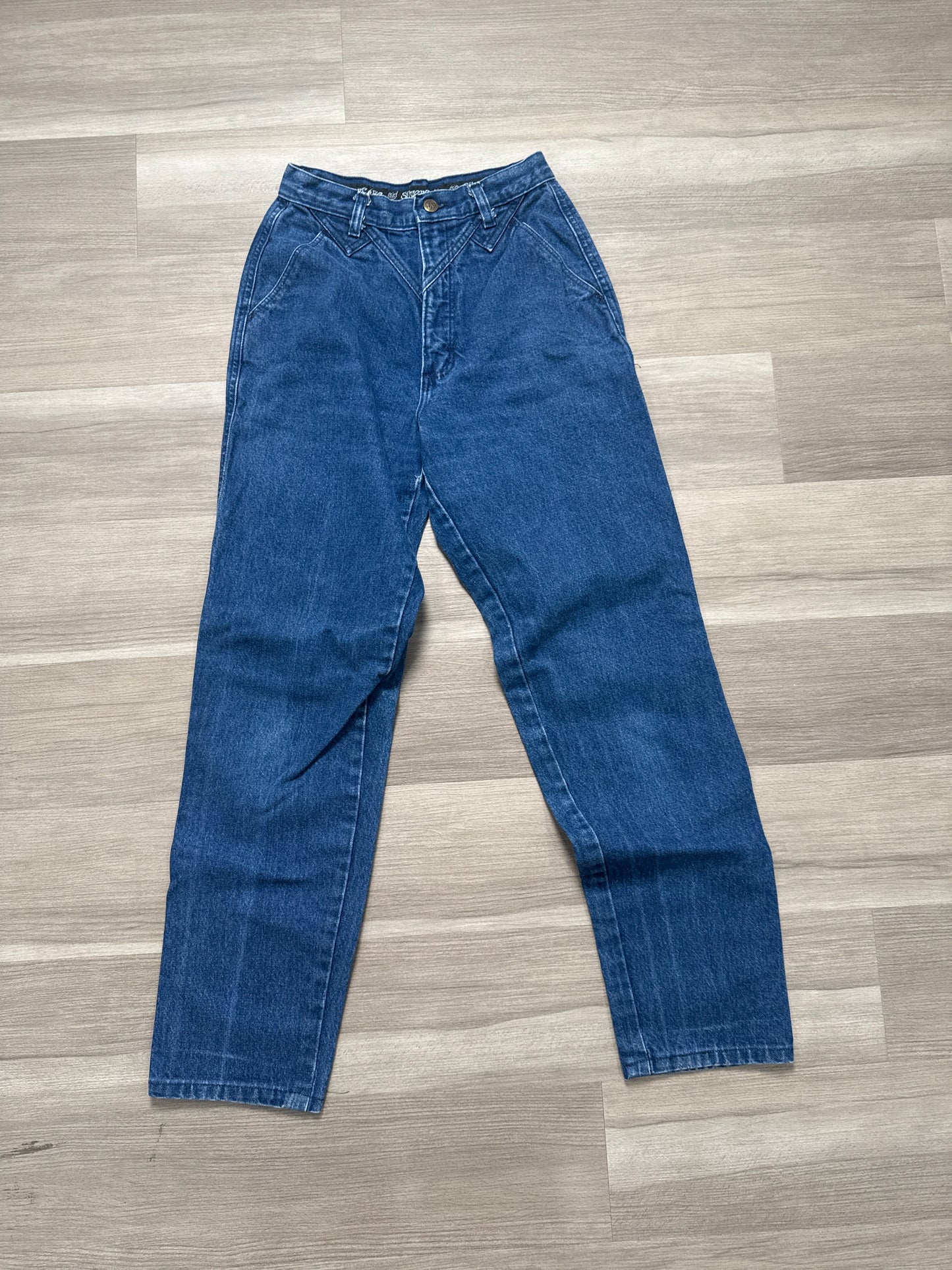 (7/8x36) Women Wrangler Dark Blue Denims