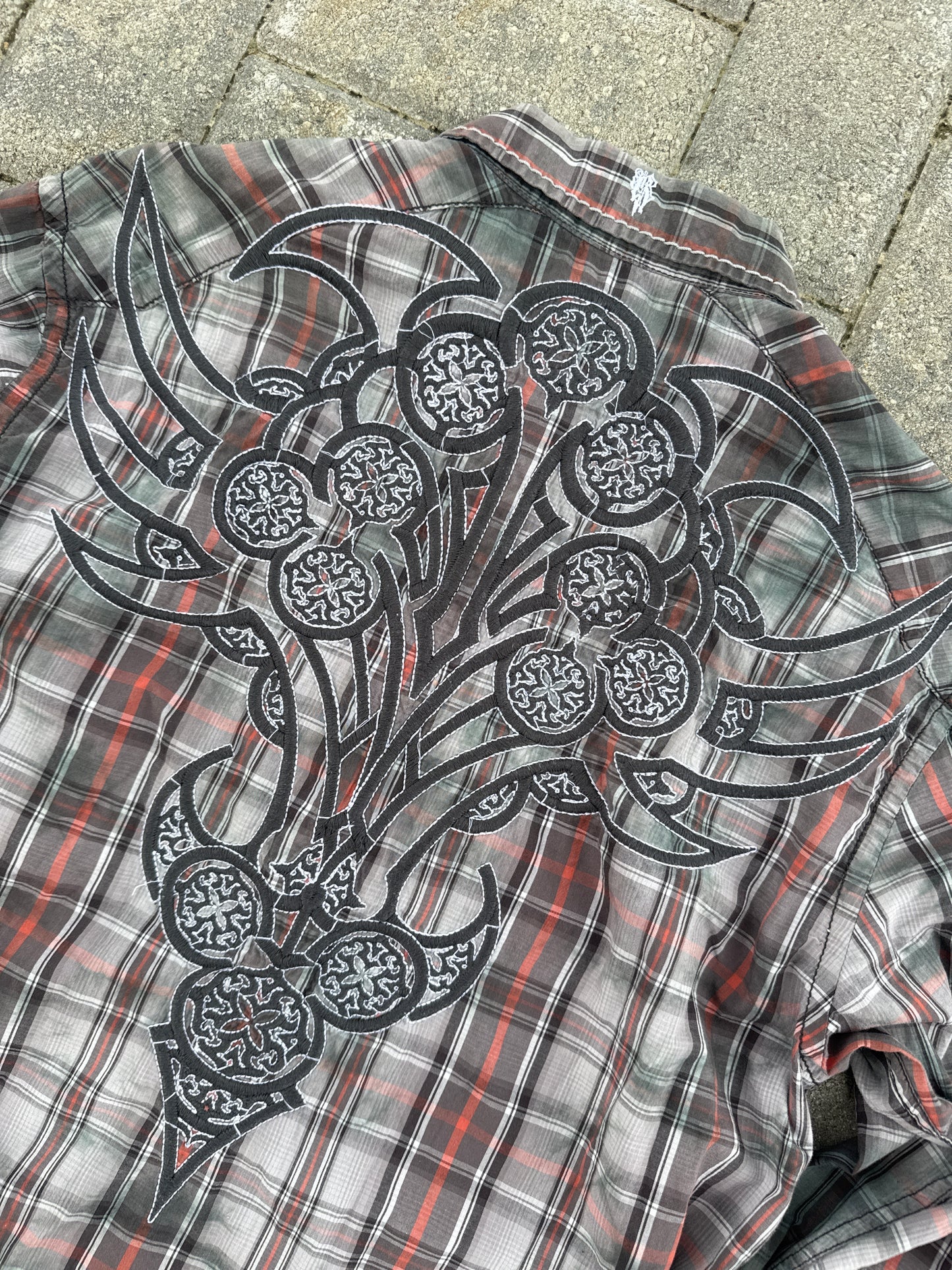 (M) Roar Y2K Button-Up