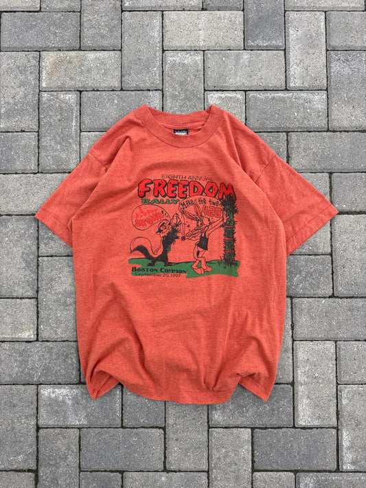 (XL) Vintage 420 Freedom Rally Boston Tee