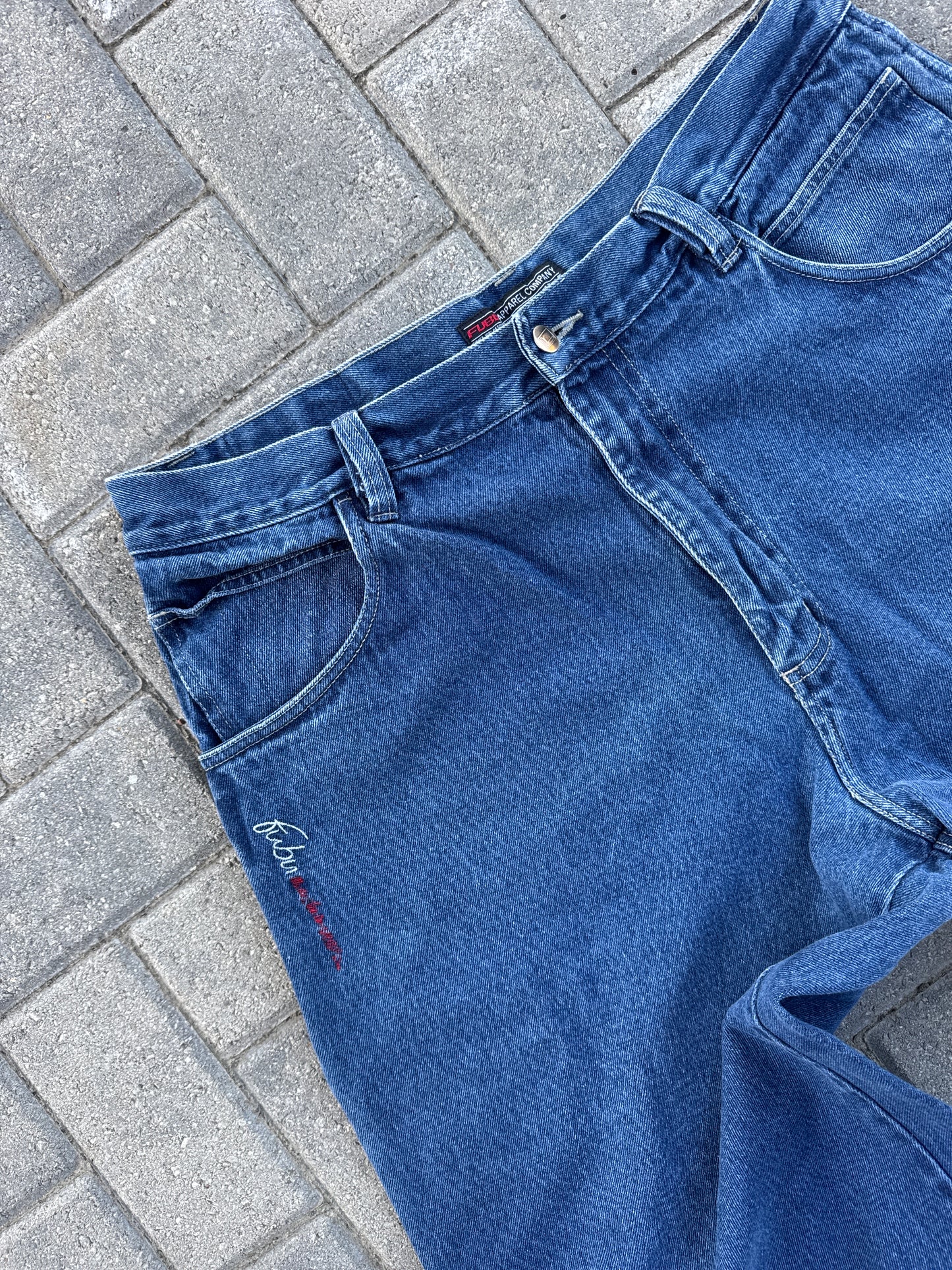 (40x34) Fubu Baggy Carpenter Denim Pants