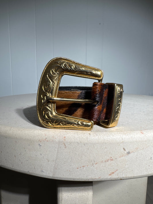 (M) Vintage Tiger Avignon Belt