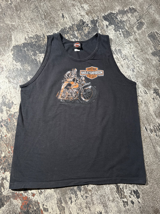(XL) Black Harley Davidson “Cody, Wyoming” Tank Top