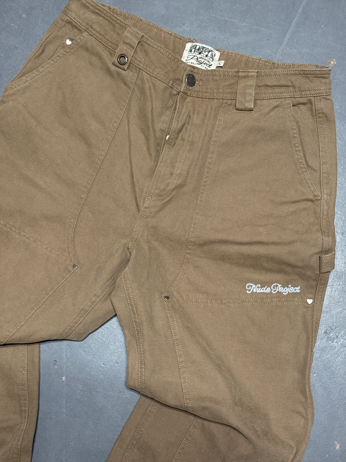 (32x32) Nude Project Double-Knee Carpenter Pants
