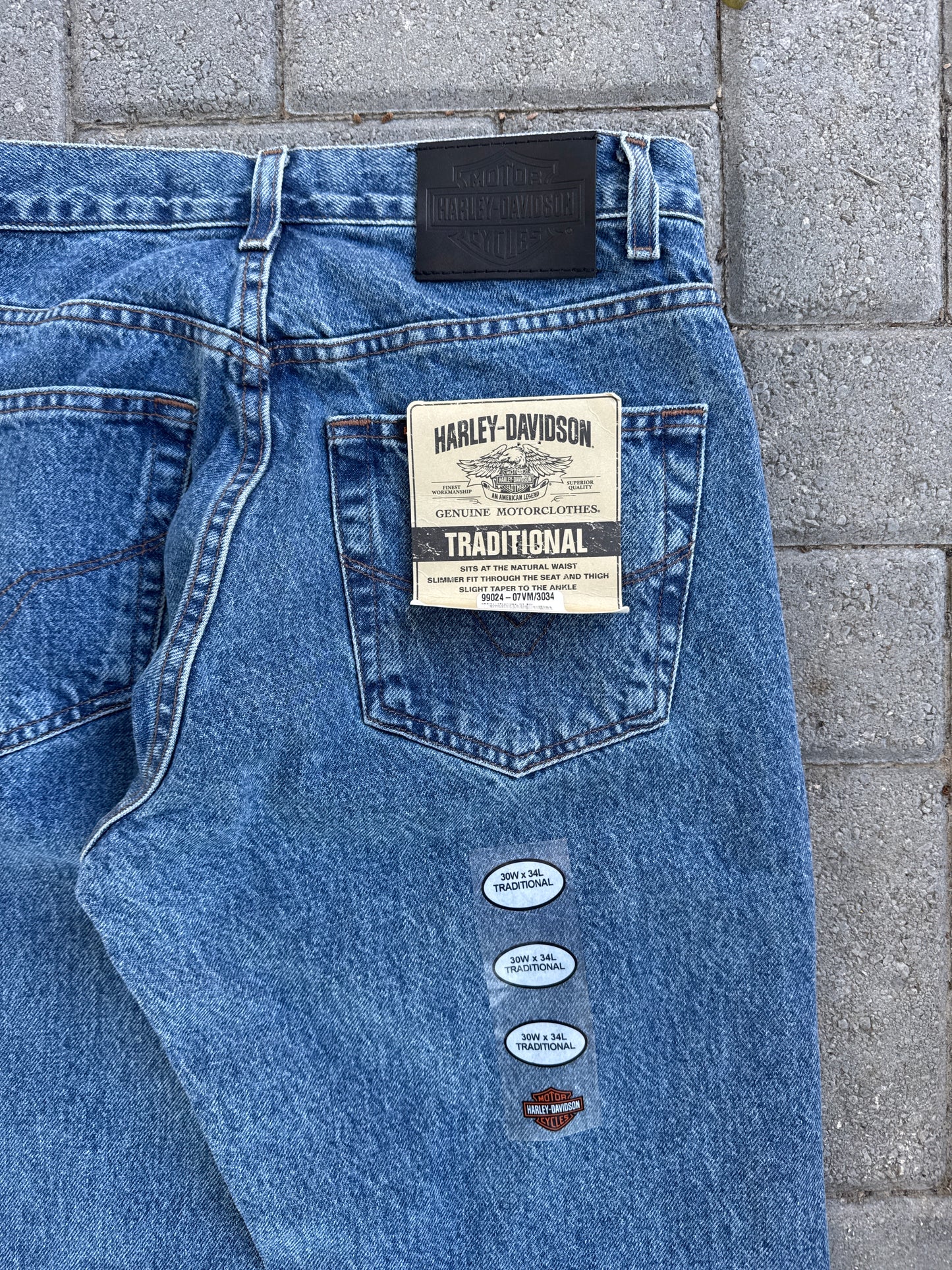 (30x34) Harley Davidson Brand New Traditional Denim