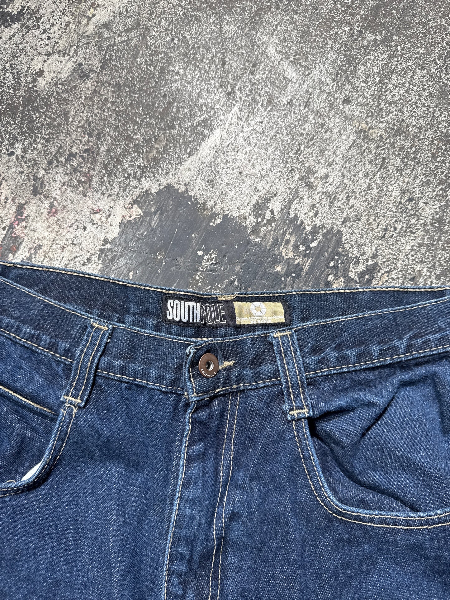 (34x32) SouthPole Cream Tag Pants