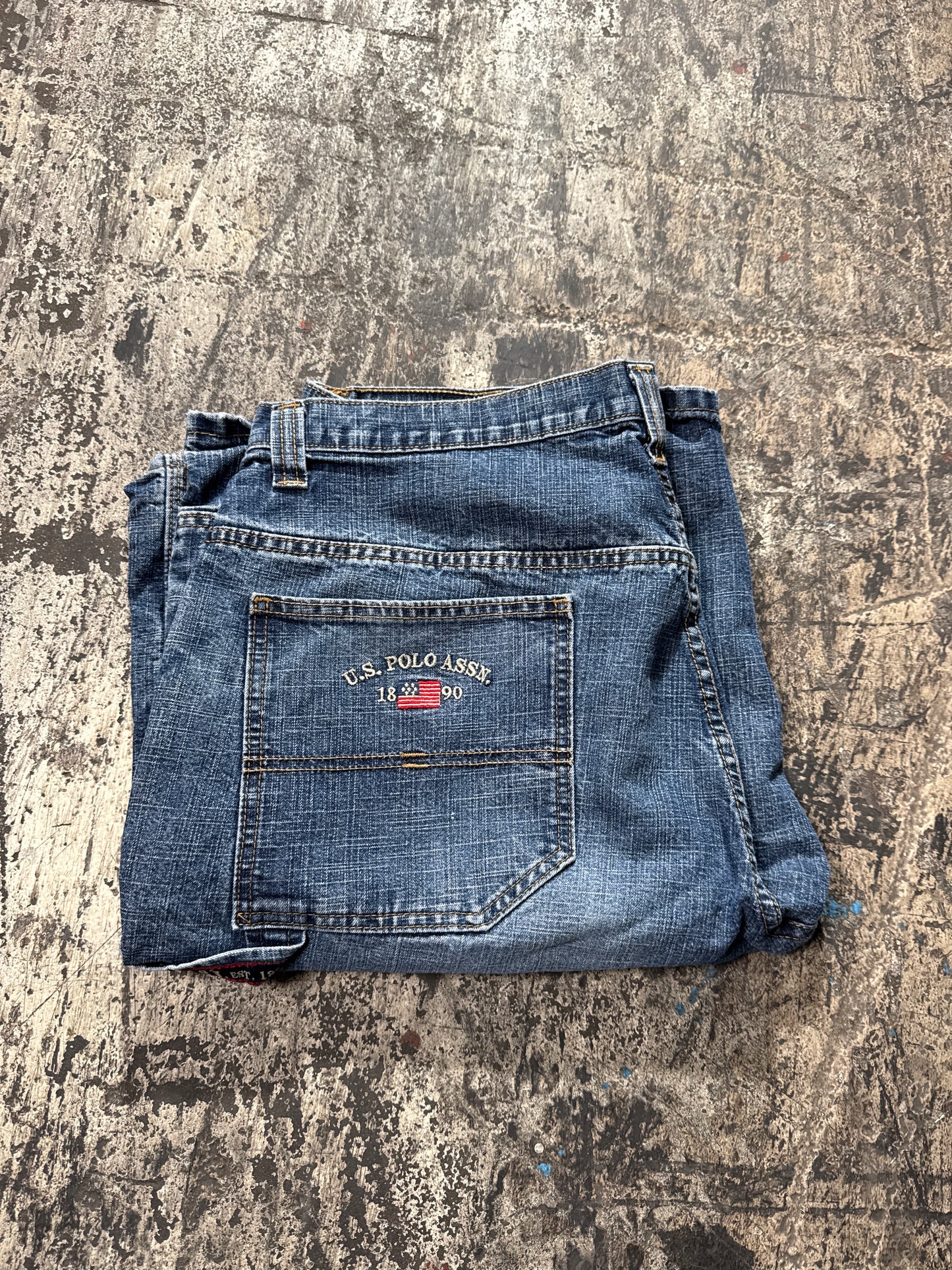 (38) Light Blue U.S Polo Assn. Jorts