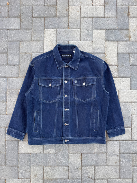 (XL) Y2K Pelle Pelle Denim Jacket