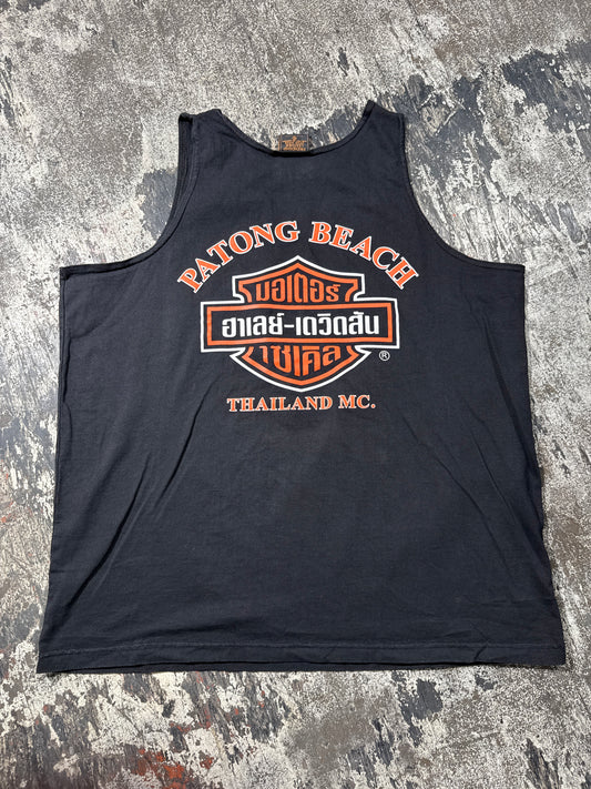 (XL) Black Harley Davidson “Thailand MC” Tank Top