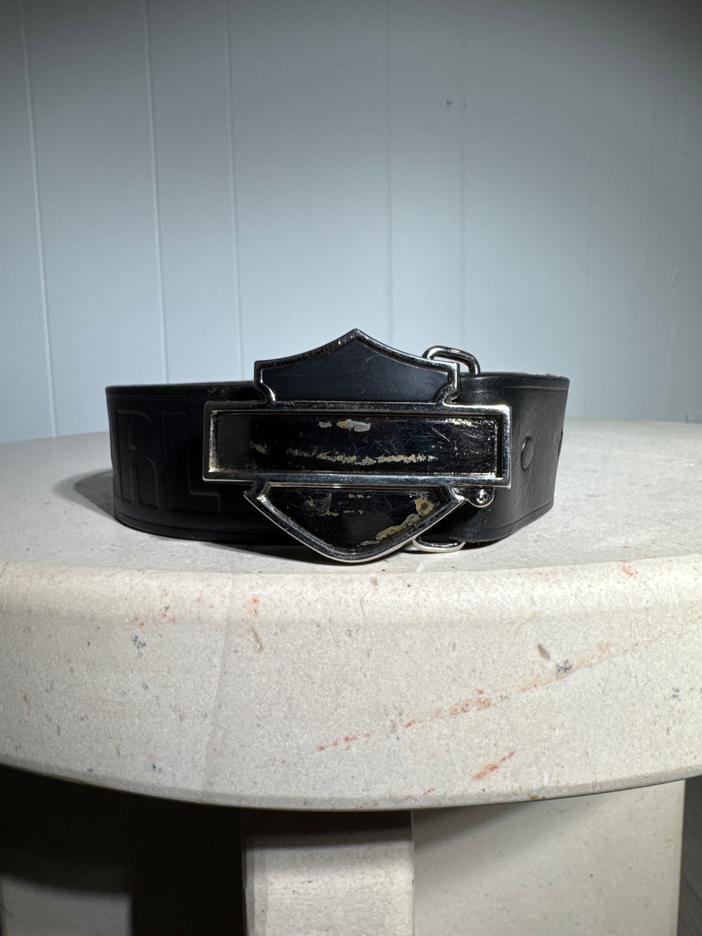 (L) Vintage Harley Davidson Belt