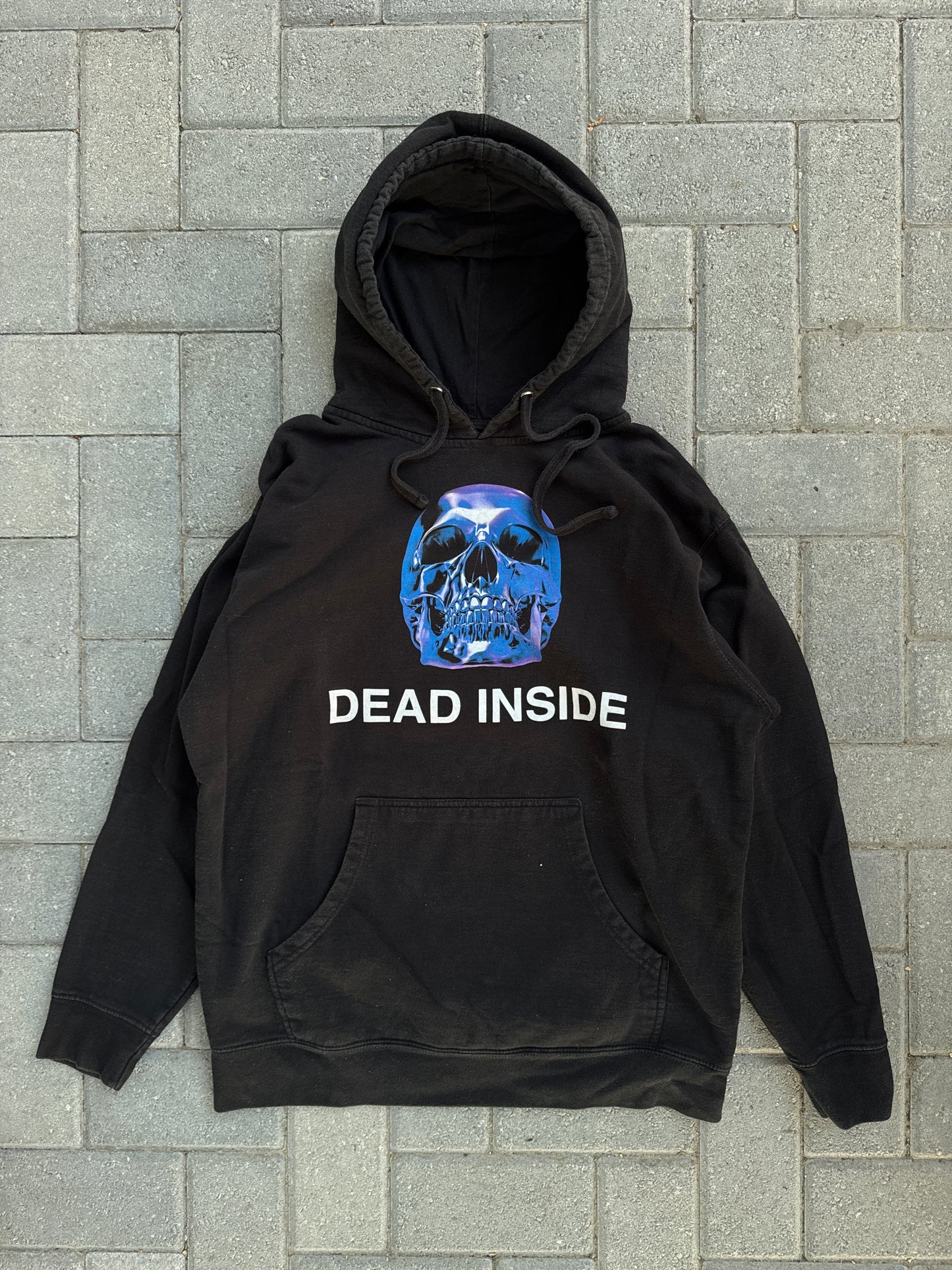 (L) Dead Inside Black Hoodie