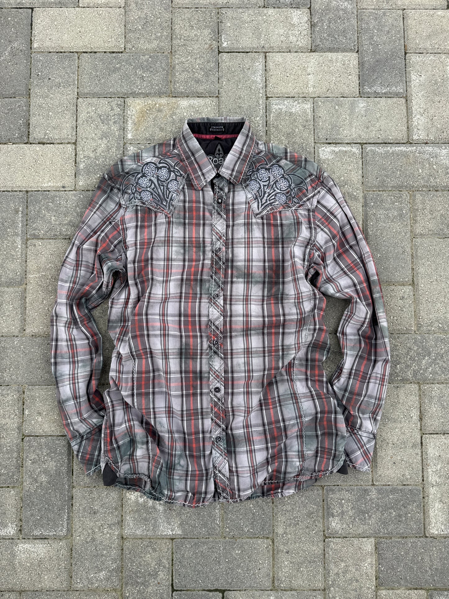 (M) Roar Y2K Button-Up