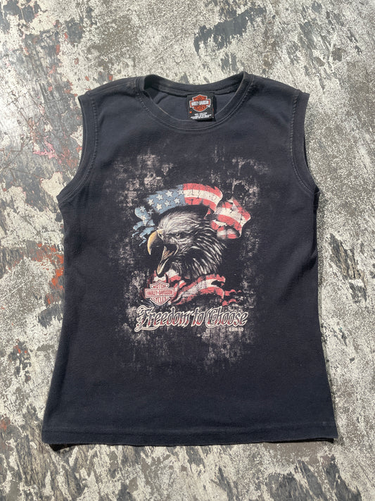(M) Harley Davidson Phoenix Eagle Women Cutoff