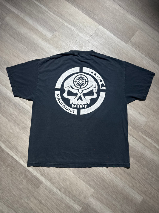 (XL) Y2K Maui Built Skull Tee