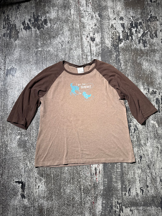 (L) “I gave that COWBOY the BOOT” Wrangler Longsleeve