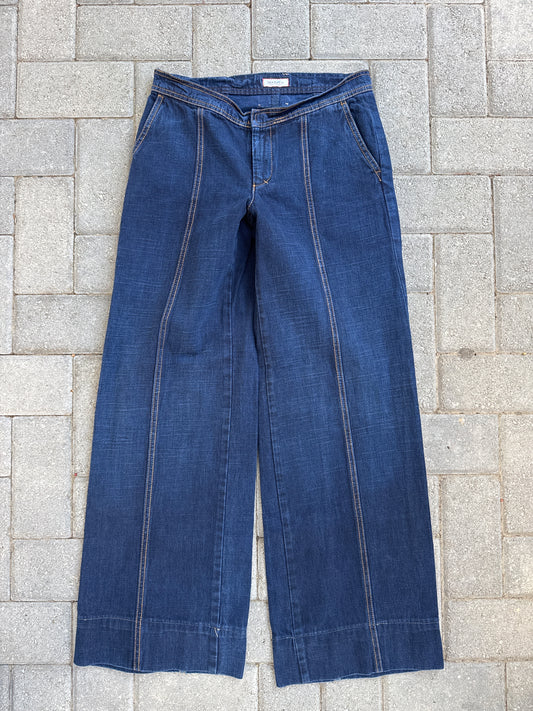 (28x32) Max & Co. Flared Women Denim Pants