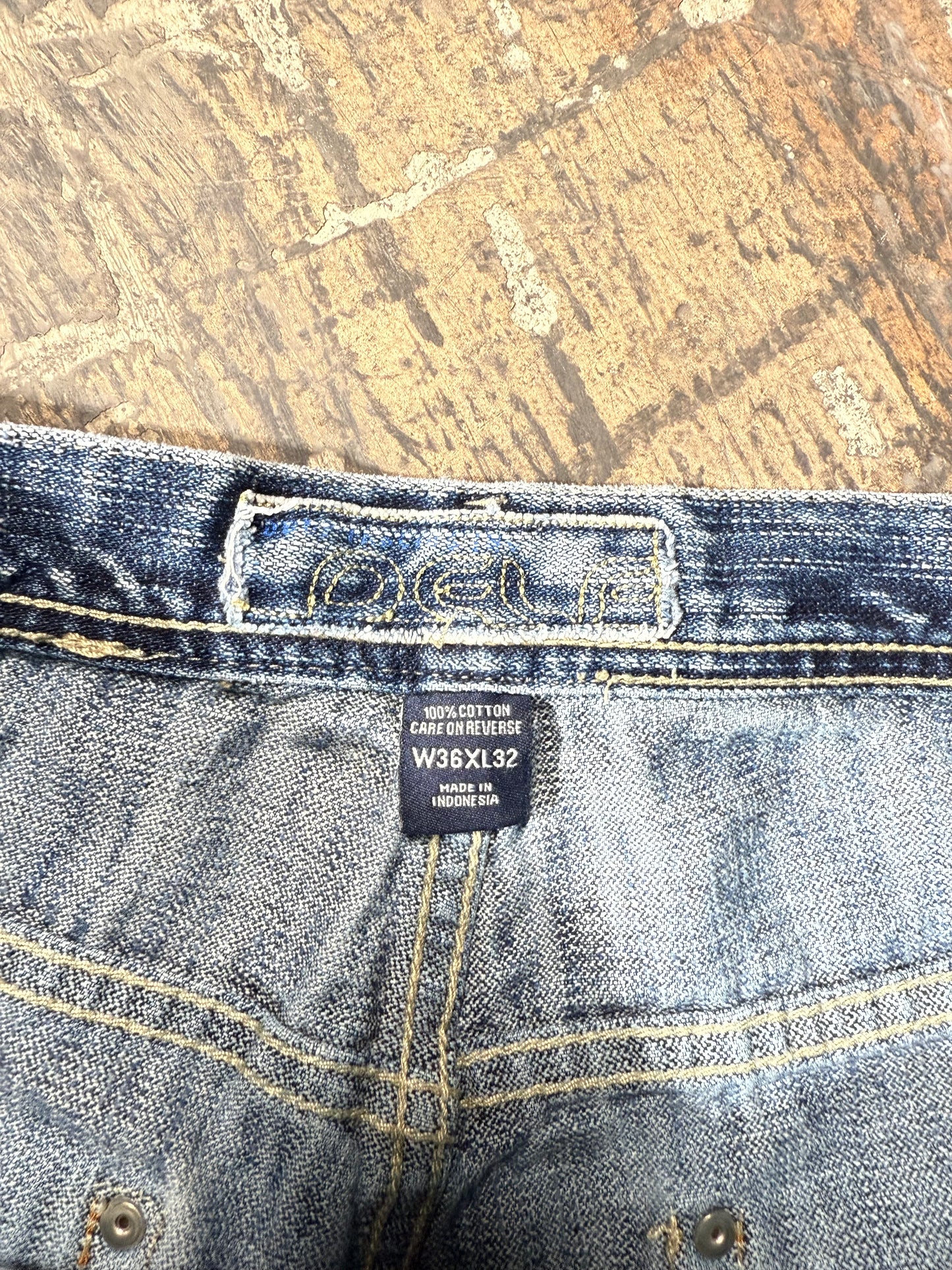 (36x32)Vintage Delf Hip-Hop Denim