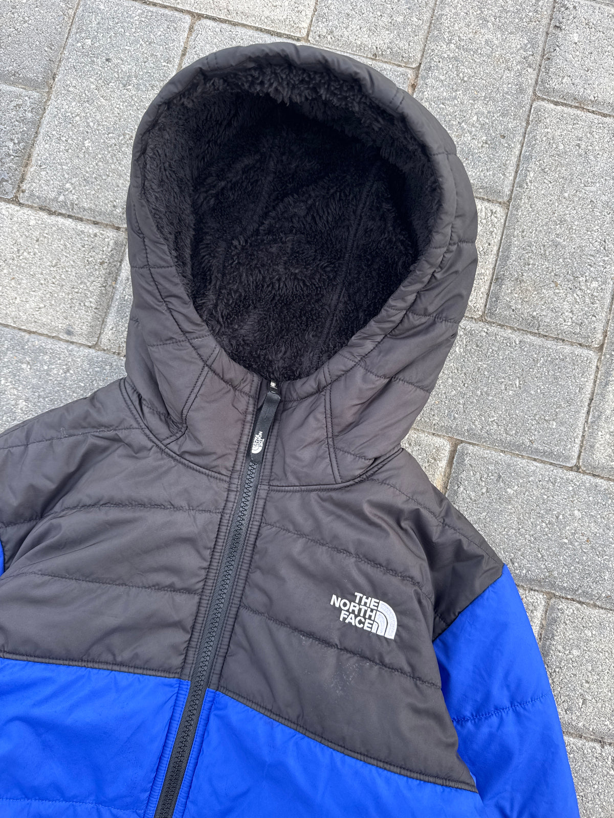 (L) The North Face Puffer Reversible Jacket
