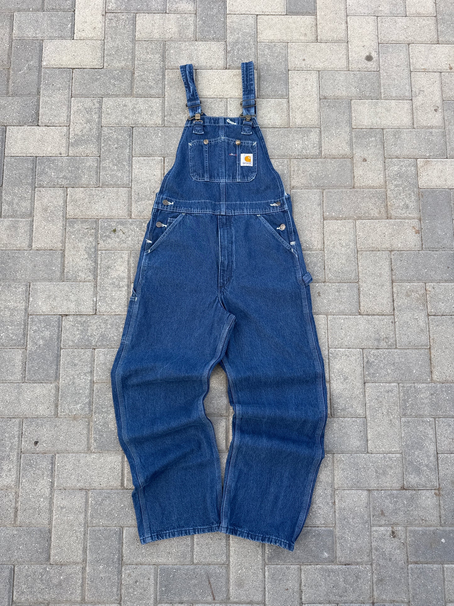 (32x32) Carhartt R07 Denim Overalls