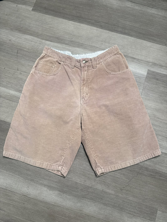 (34) Tan Corduroy Billabong Shorts