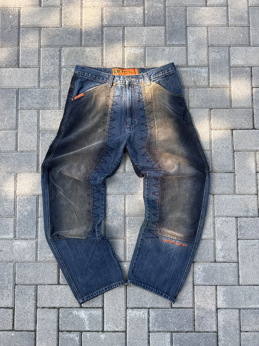 (36x34) Genetix Genes Y2K Denim Pants