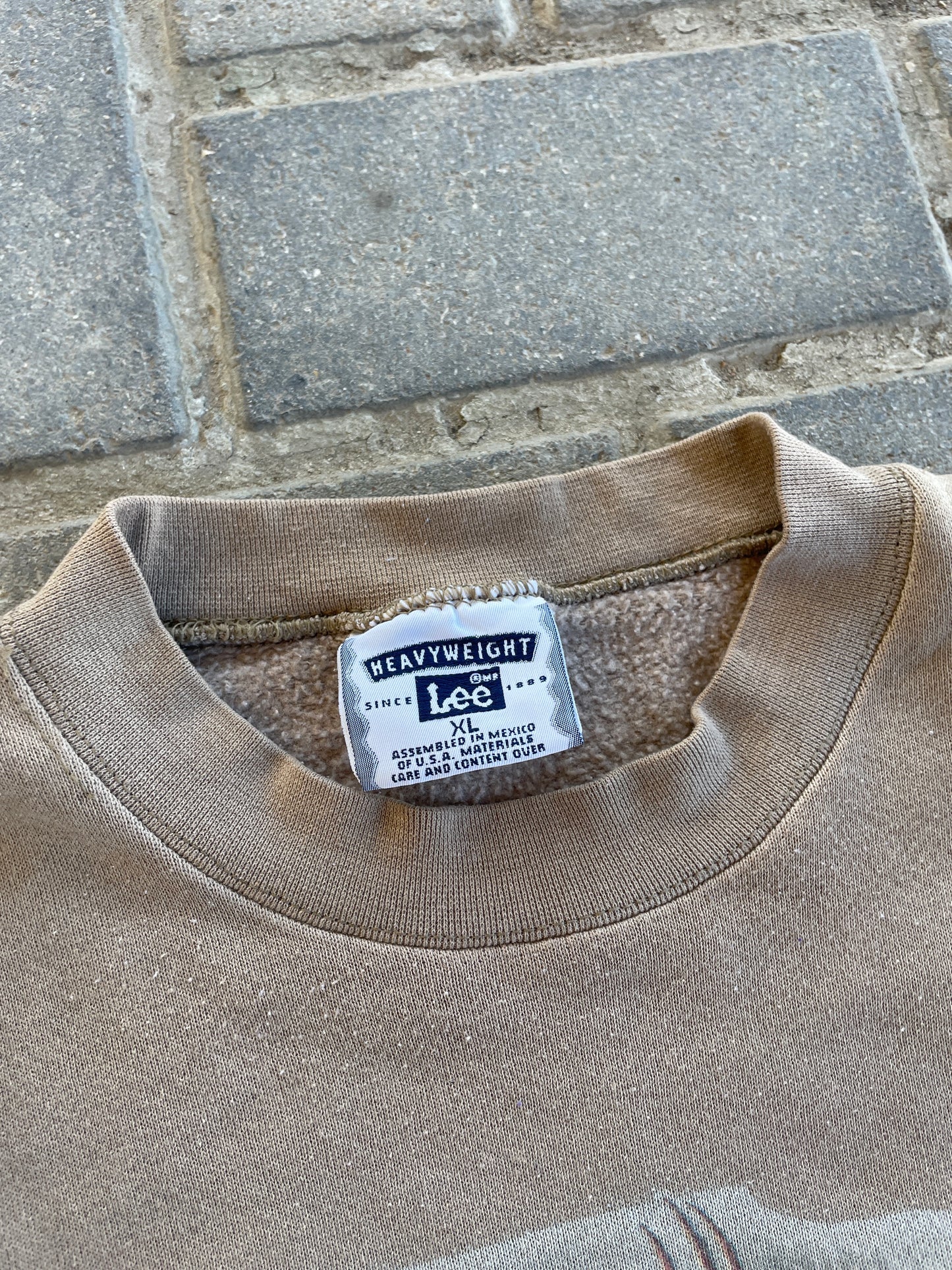 (XL) Lee Heavyweight Deer Crewneck