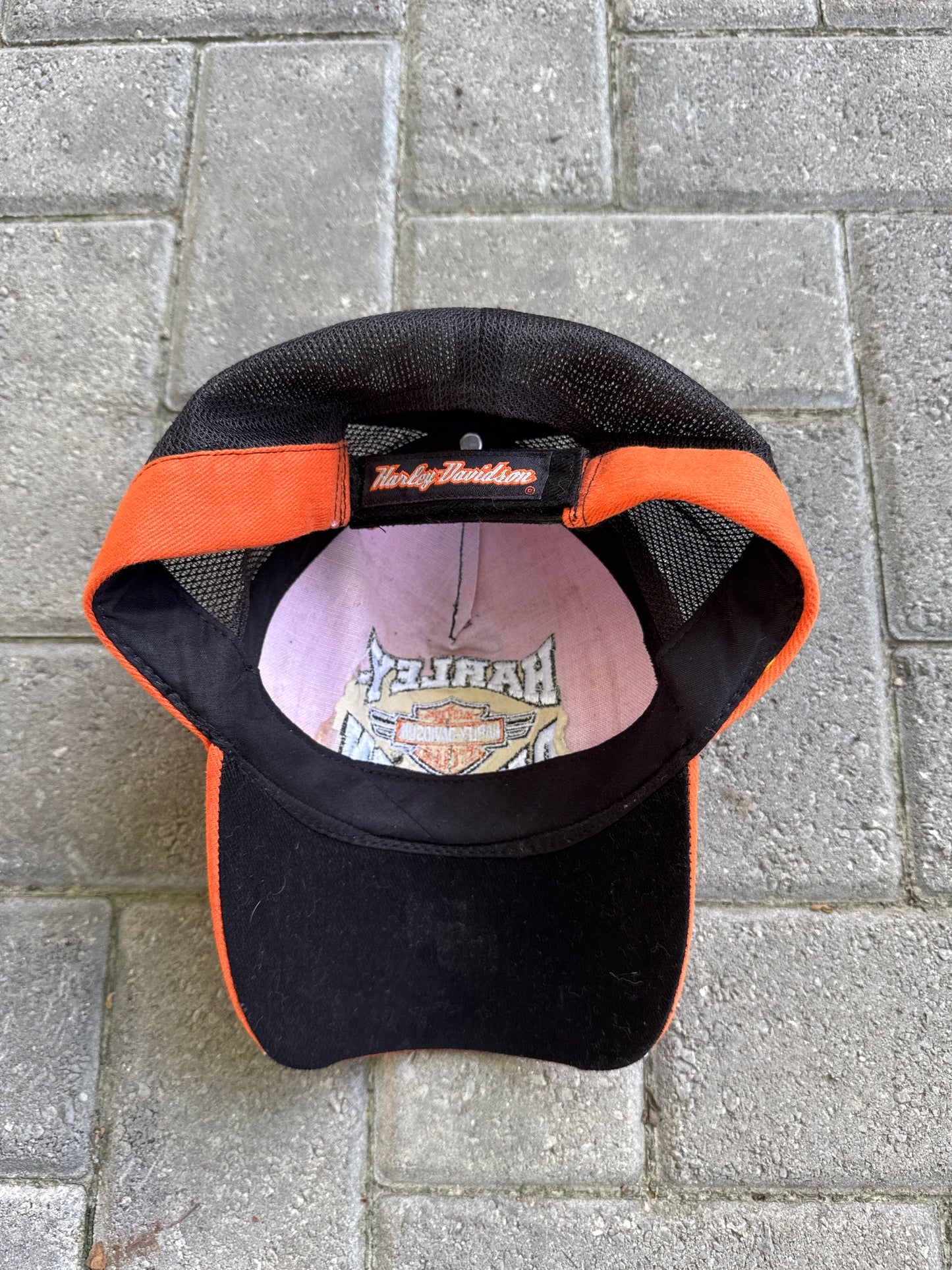Harley Davidson Flames Mesh Hat