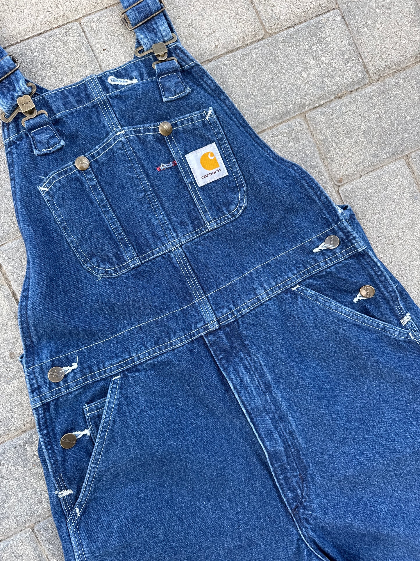 (32x32) Carhartt R07 Denim Overalls